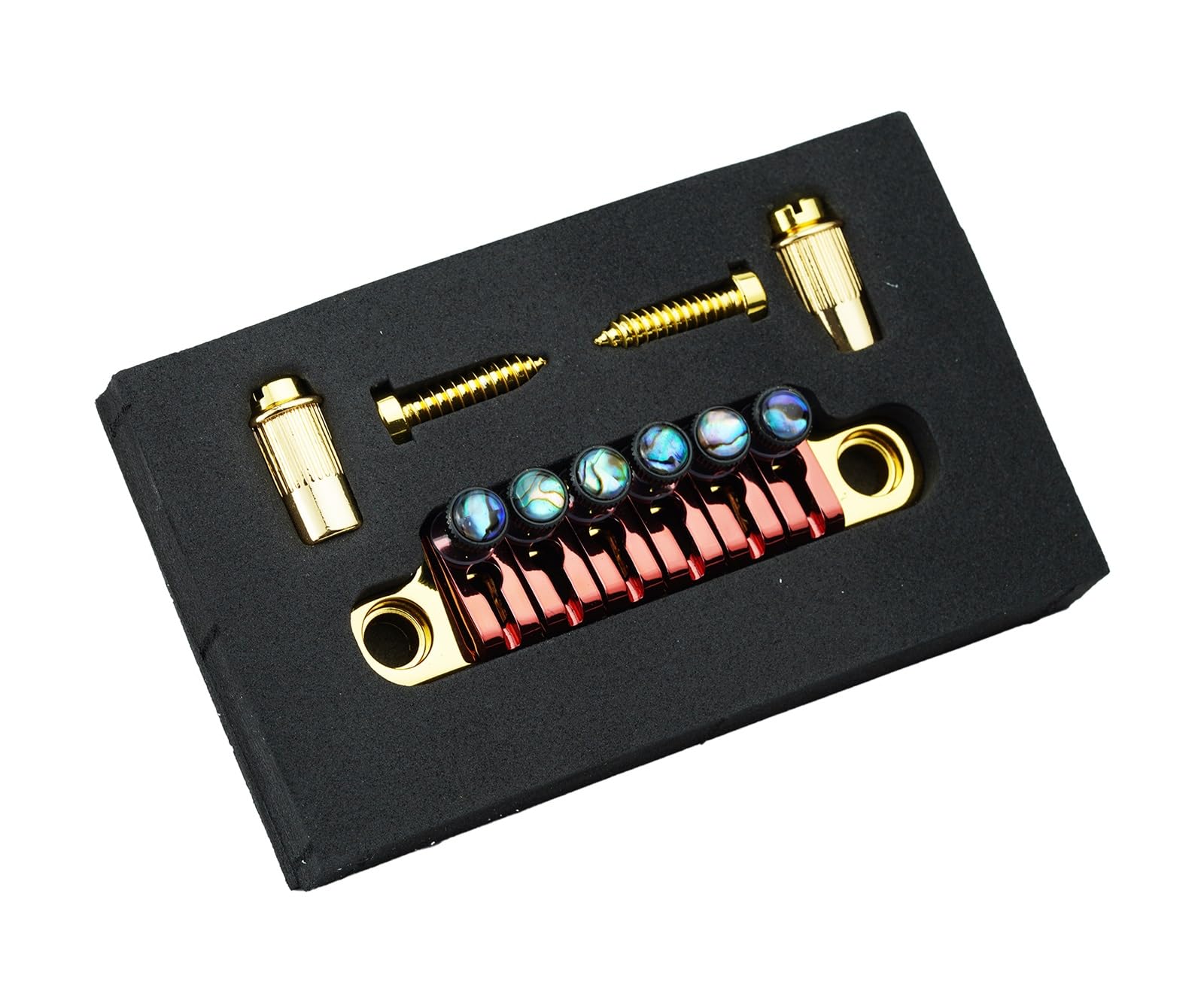 Amazon.com: Guyker Adjustable Fine-Tuning Zinc Alloy Guitar Bridge